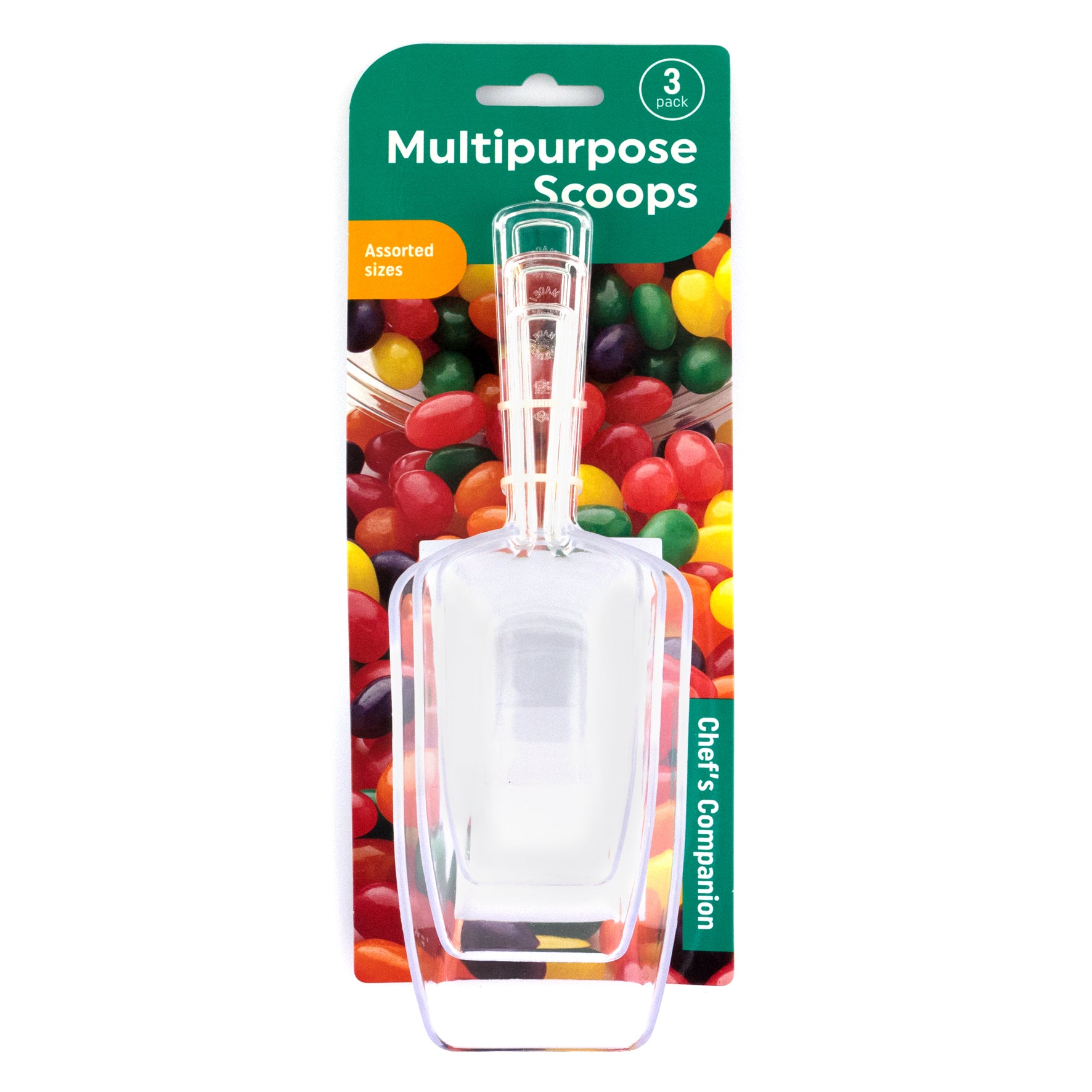 Multipurpose Scoops Set - Clear