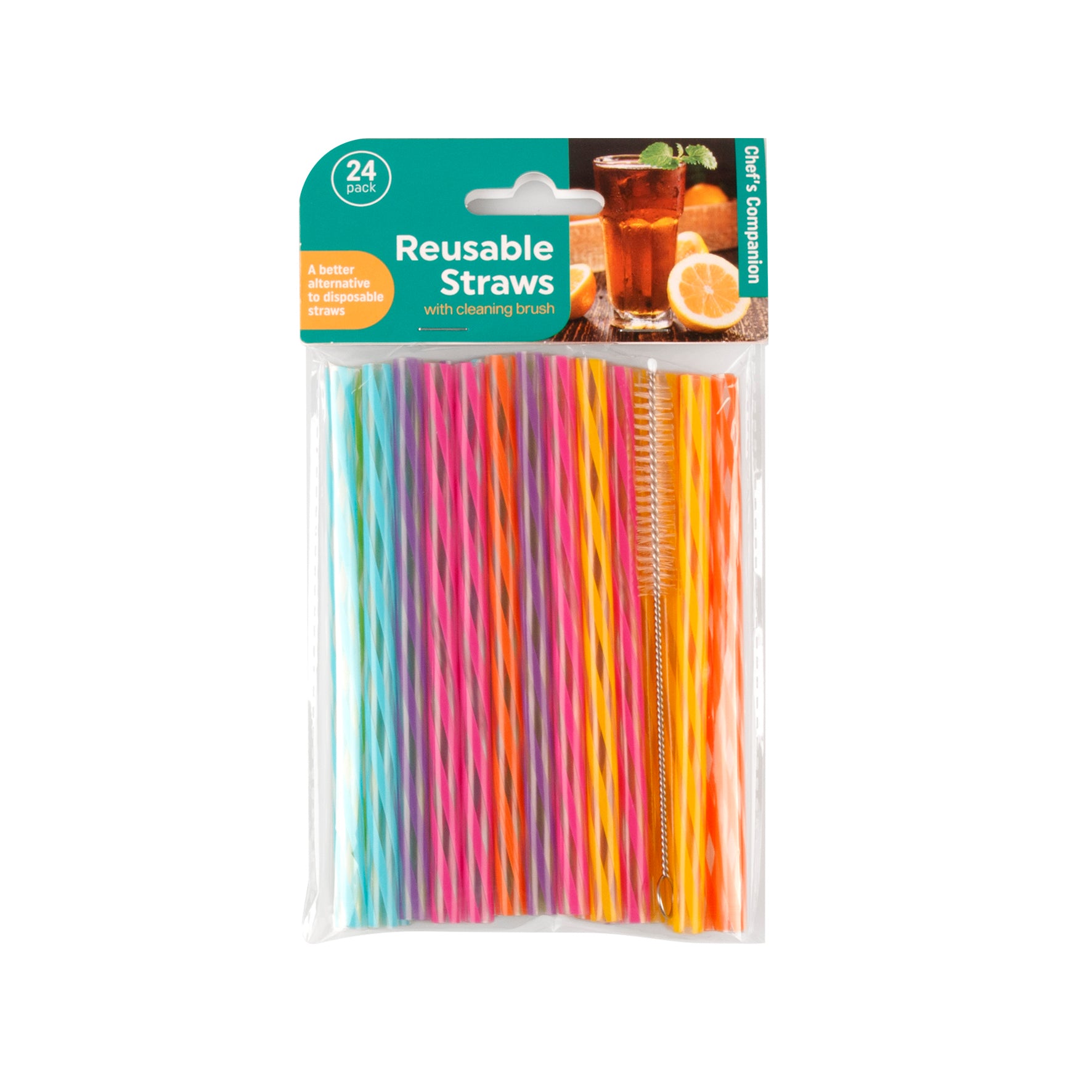 Reusable Straight Straws - Assorted