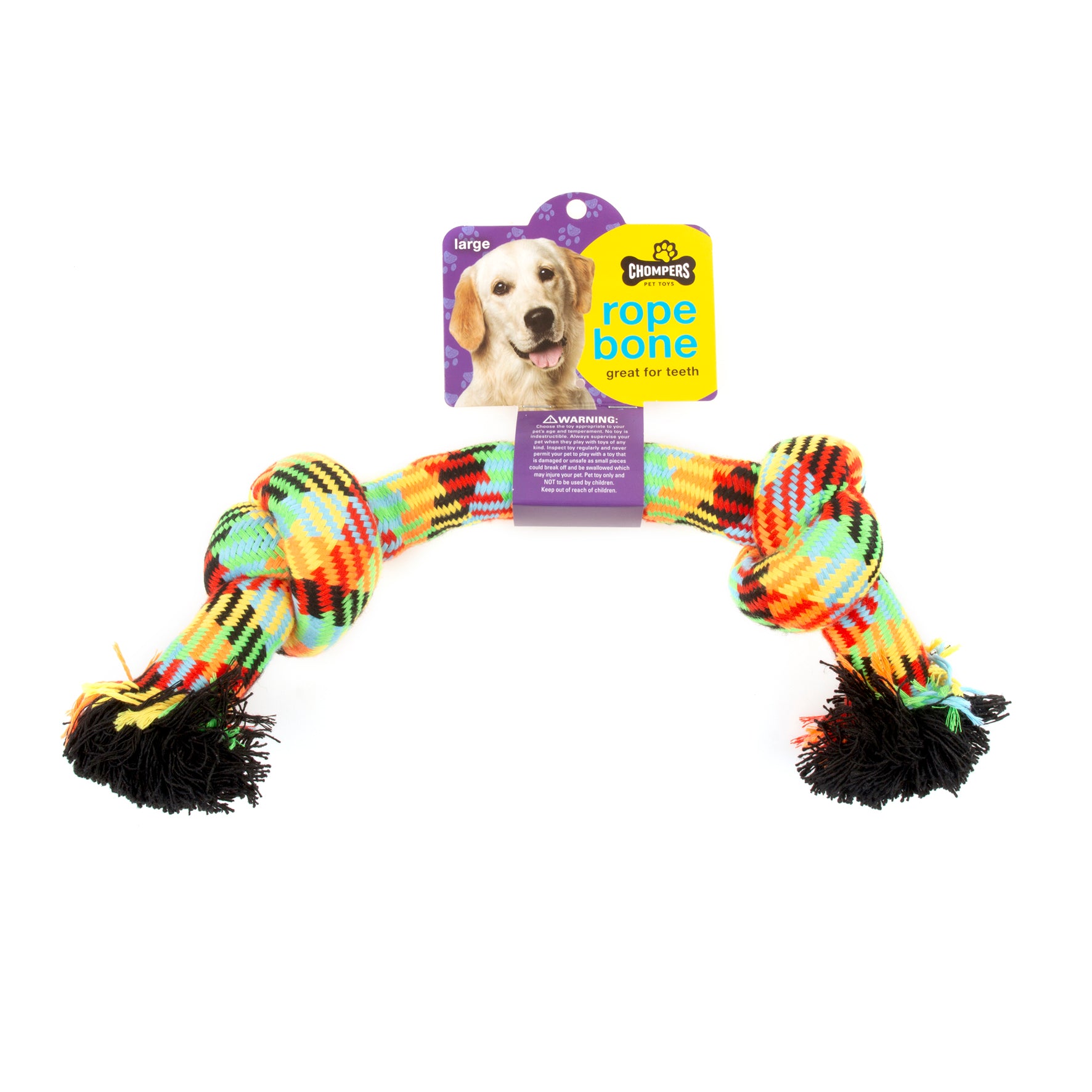 Dog Toy Rope Knot Bone - Large