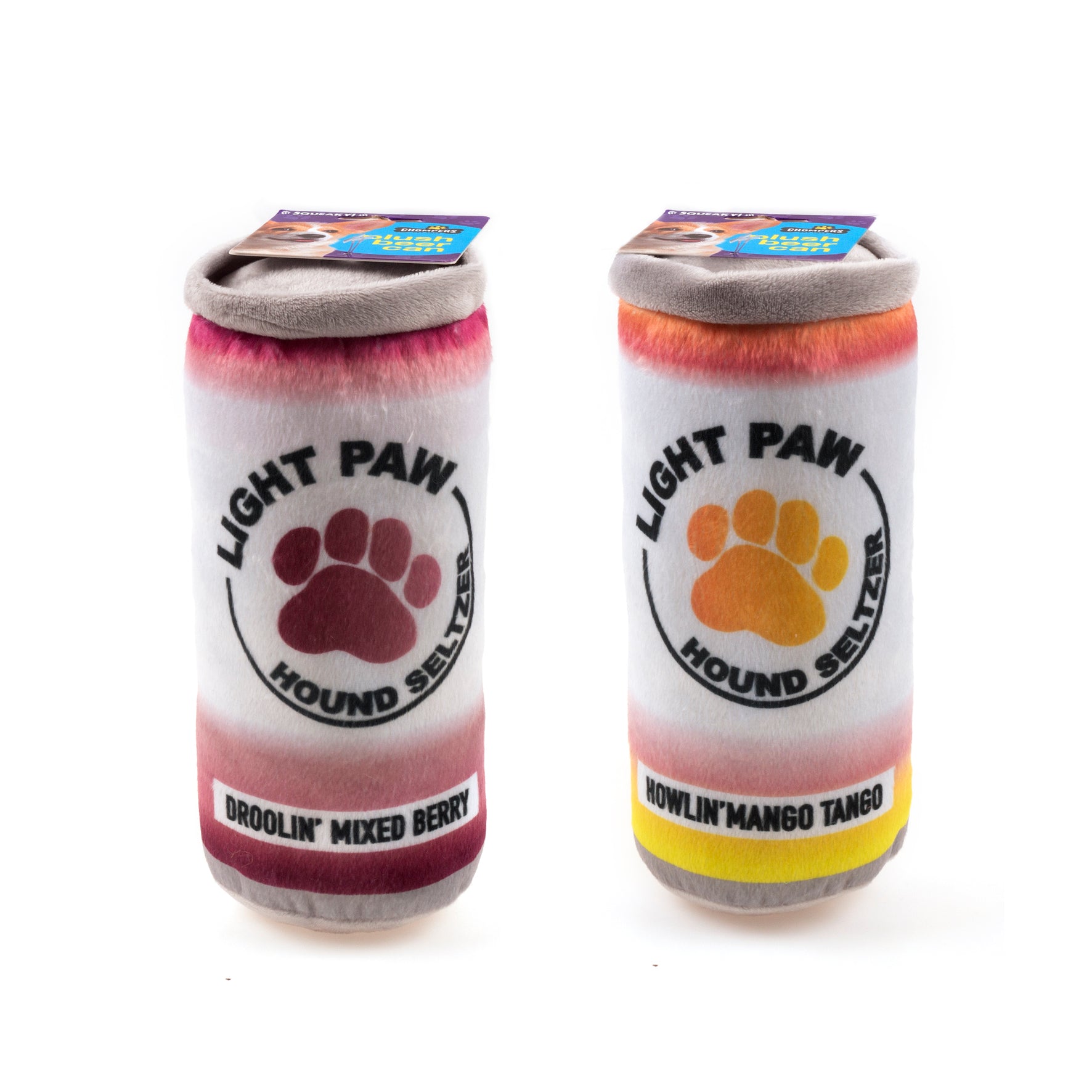 Dog Toy - Squeaky Plush Beer Can