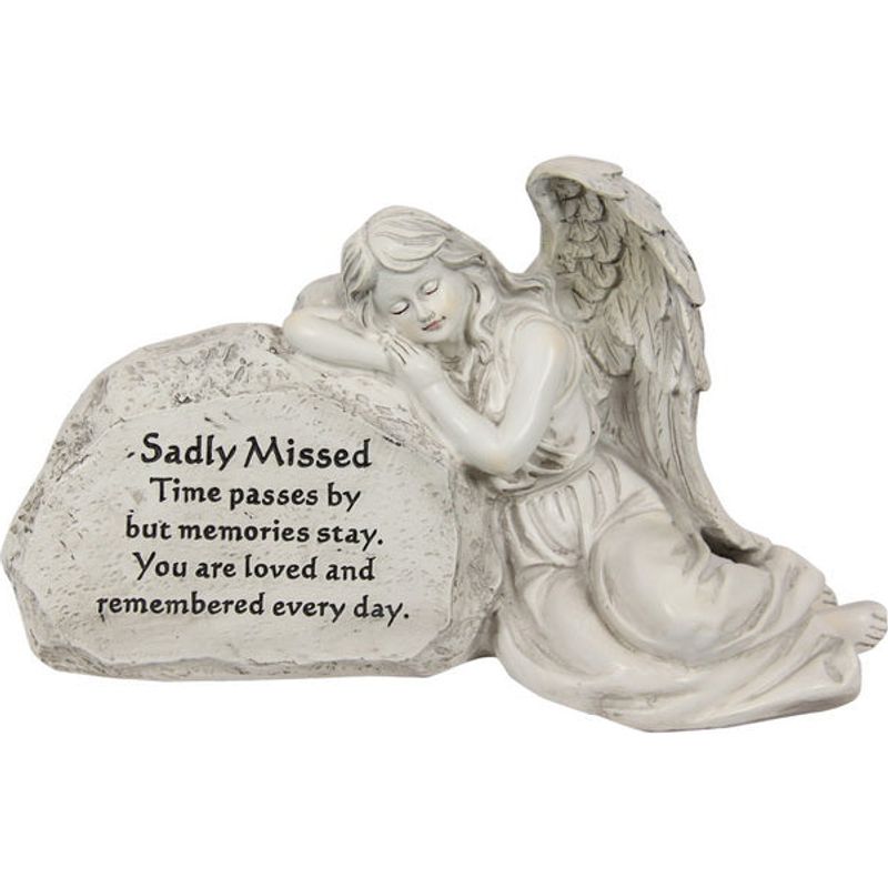 Sadly Missed Memorial Angel - Dollars and Sense