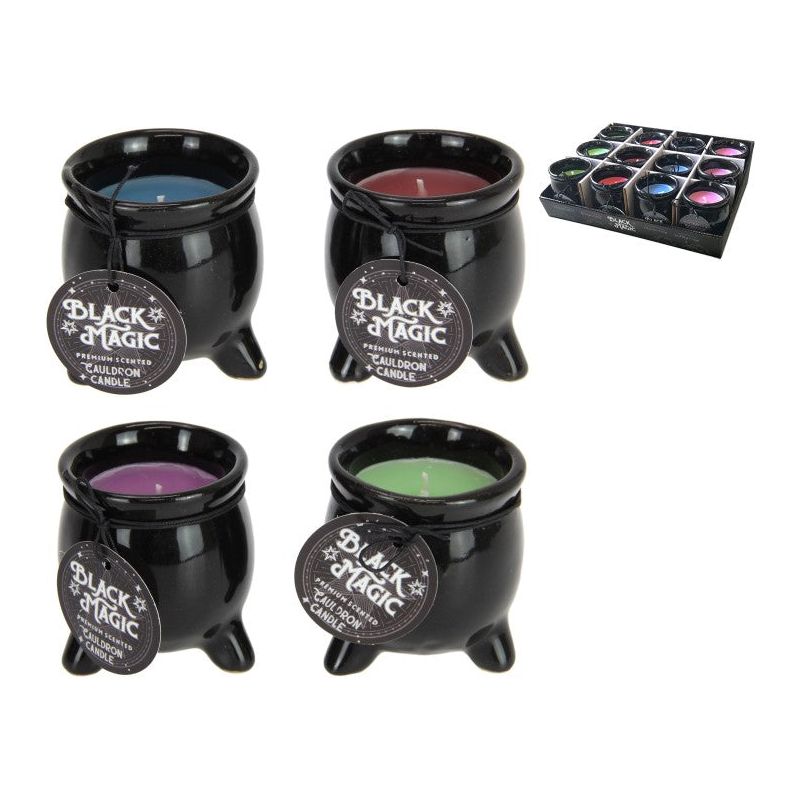 Black Magic Cauldron Candles - Dollars and Sense