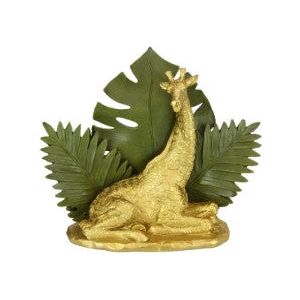 24cm Gold Jungle Giraffe Decor Piece