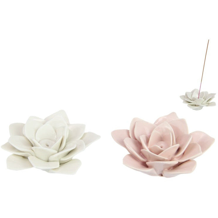 Ceramic Flower D̩cor Incense Holder - Dollars and Sense
