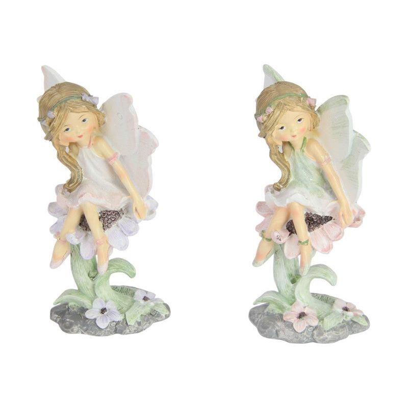 Fairy Sitting on Flower - Dollars and Sense