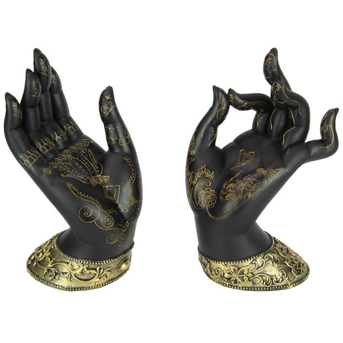Black Hand with Gold Detailing - Dollars and Sense