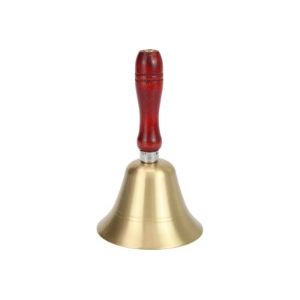 10Cm Diameter Brass Bell With Handle