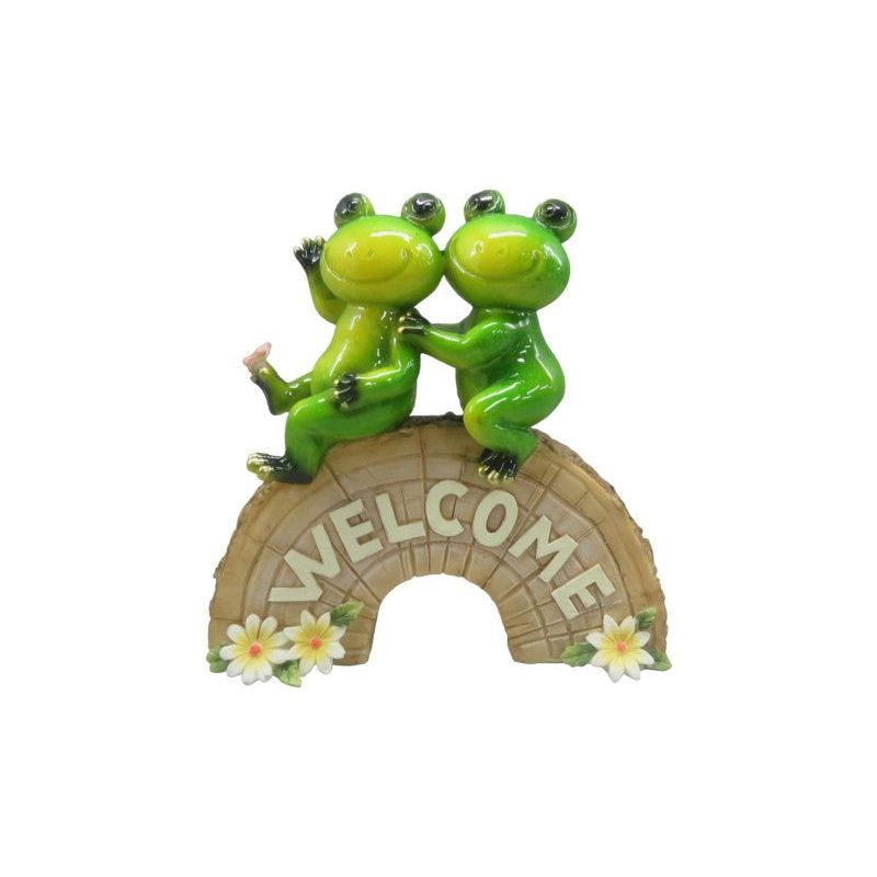 Twin Frog on Welcome Arch - Dollars and Sense