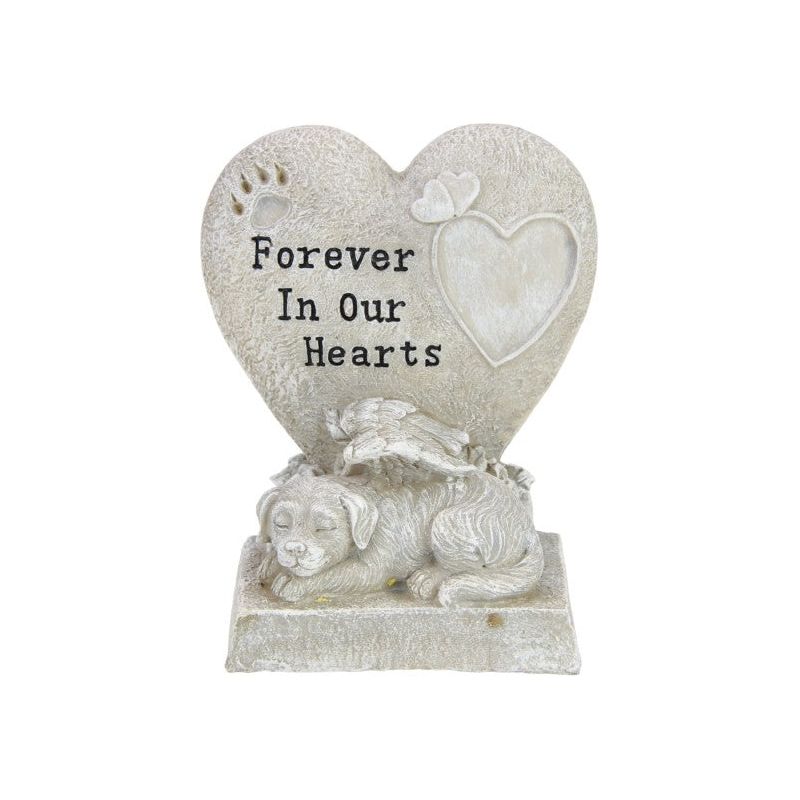 Memorial Dog With Love Heart - Dollars and Sense