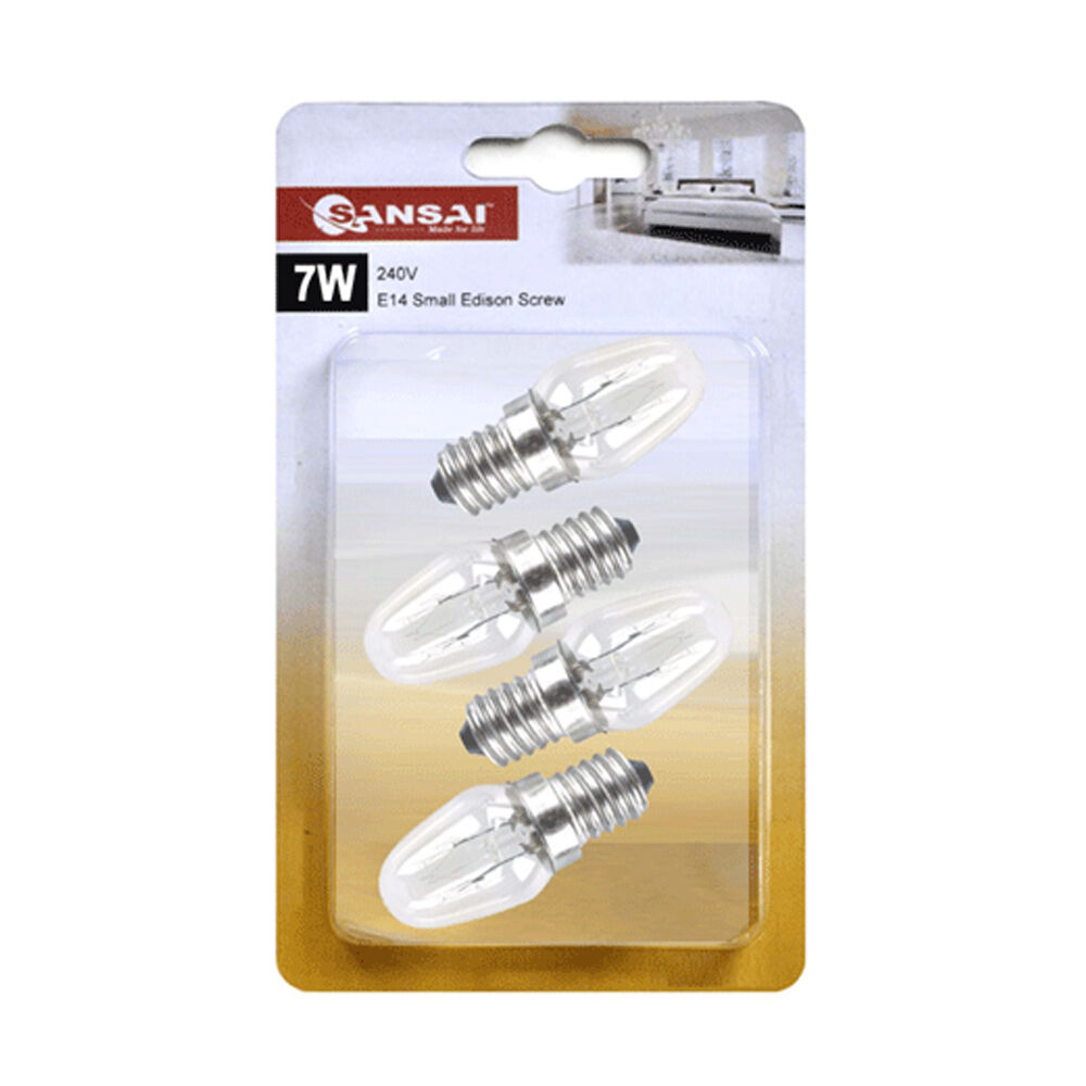 Sansai Candle Light Bulb Clear 7W