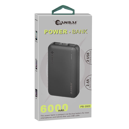 6000mAh Power Bank