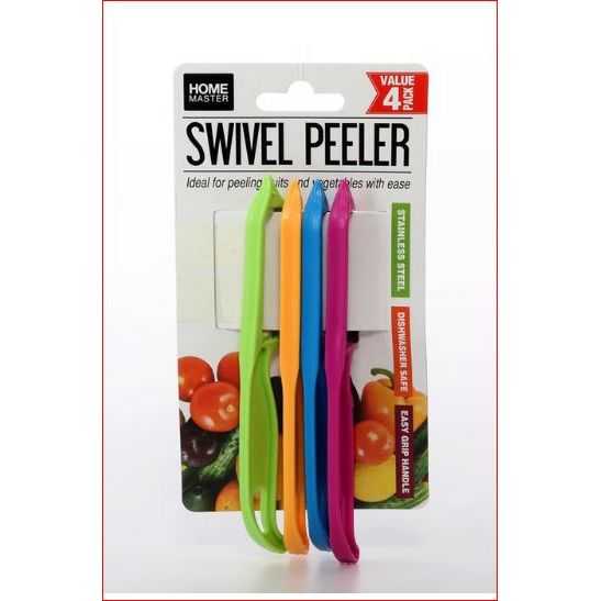 Peeler Swivel Fruit and Vegatables 4pk Default Title