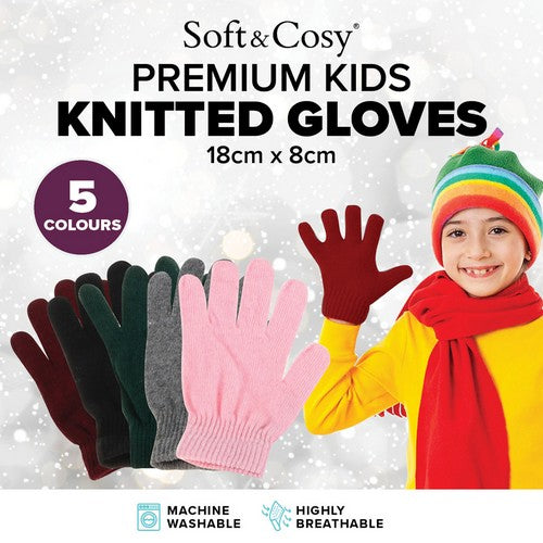 Gloves Kids Premium Basic Knit - Dollars and Sense