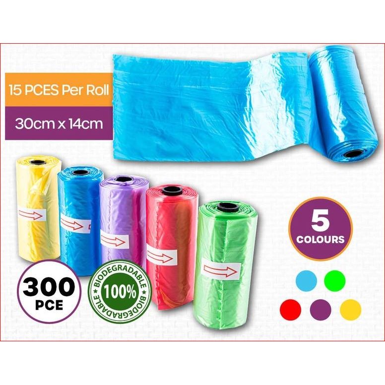 Dog Clean Up Refill Bags 5 Rolls x 15pcs Default Title