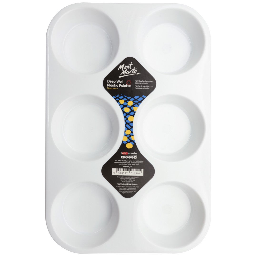 Mont Marte - Deep Well Palette - Plastic