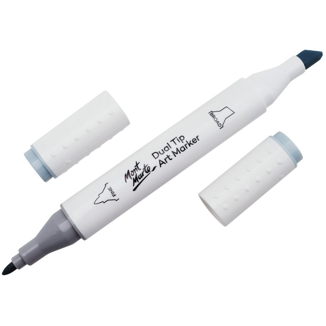 Mont Marte Dual Tip Alcohol Art Marker - Blue Grey
