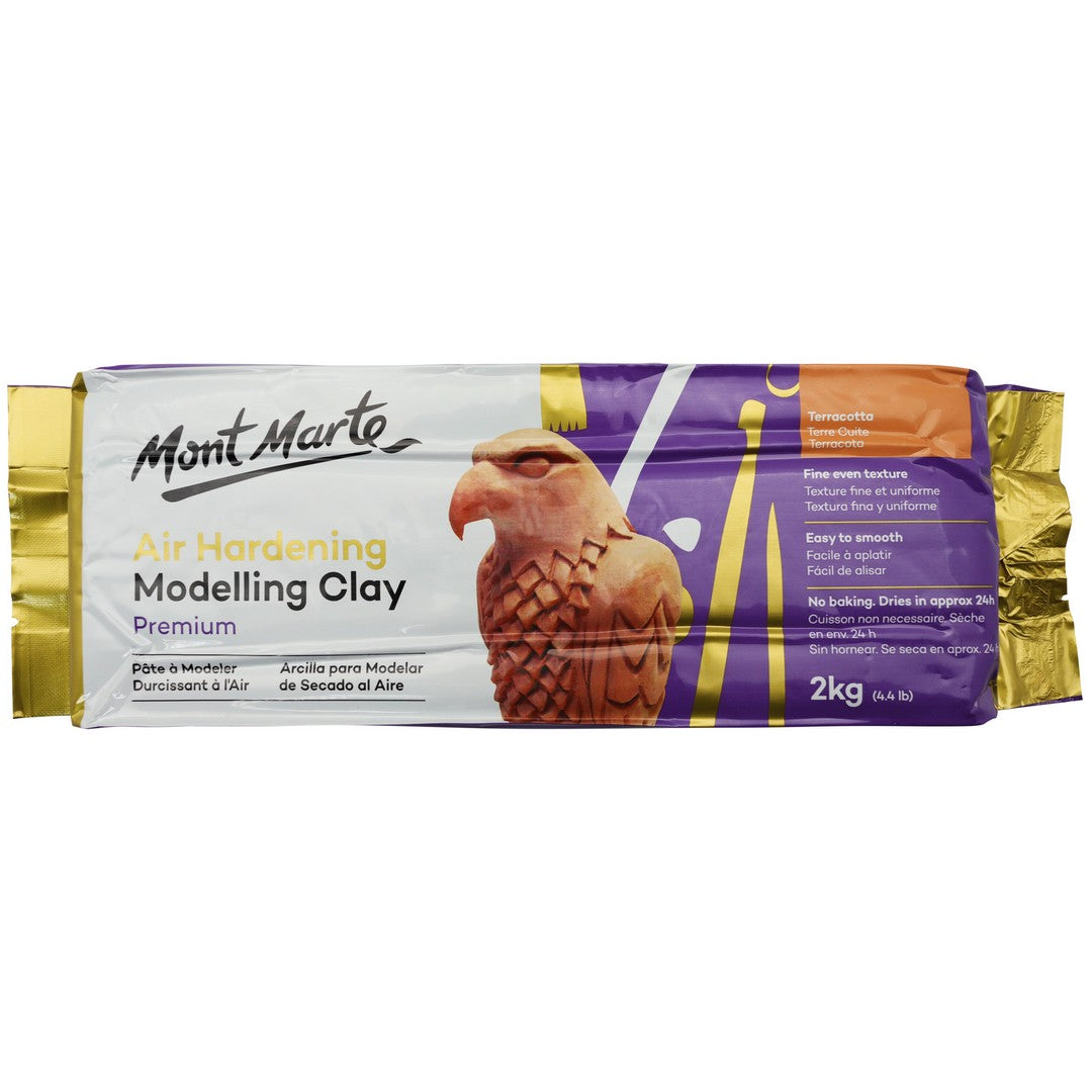 Mont Marte Premium Air Hardening Modelling Clay - Terracotta