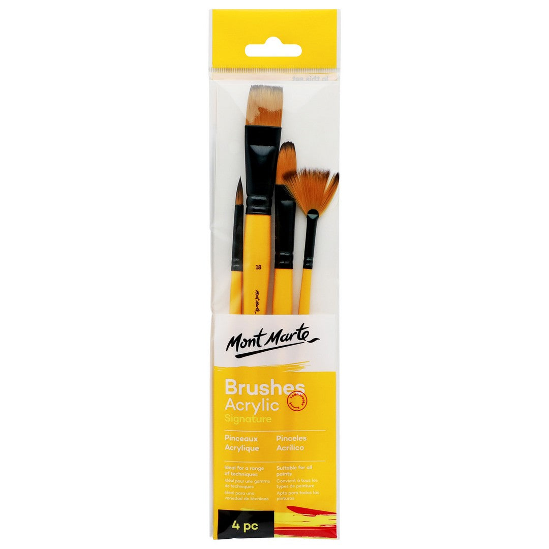 Mont Marte Gallery Series Acrylic Paint Brush Set