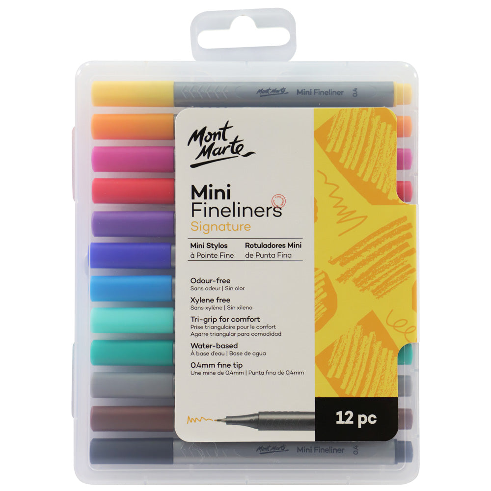 Mont Marte Fineliner Markers - Mini - Dollars and Sense