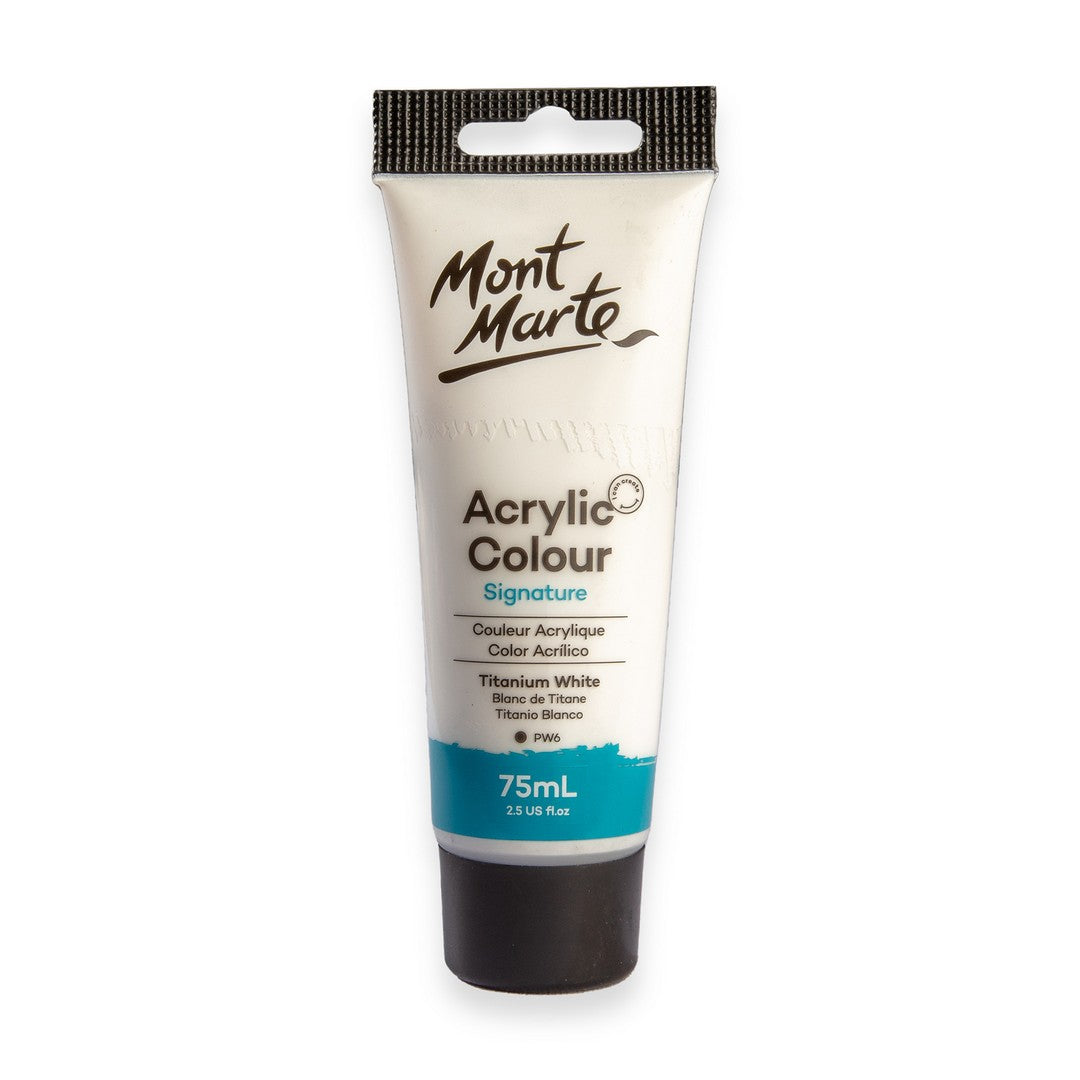 Mont Marte Signature Acrylic Paint - Titanium White