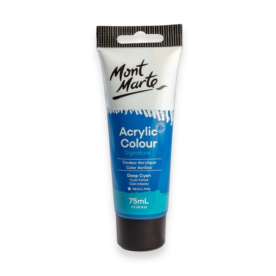 Mont Marte Signature Acrylic Paint - Deep Cyan