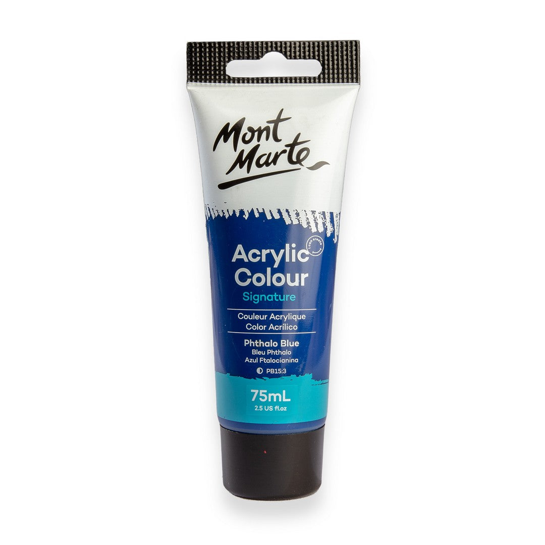 Mont Marte Signature Acrylic Paint - Phthalo Blue