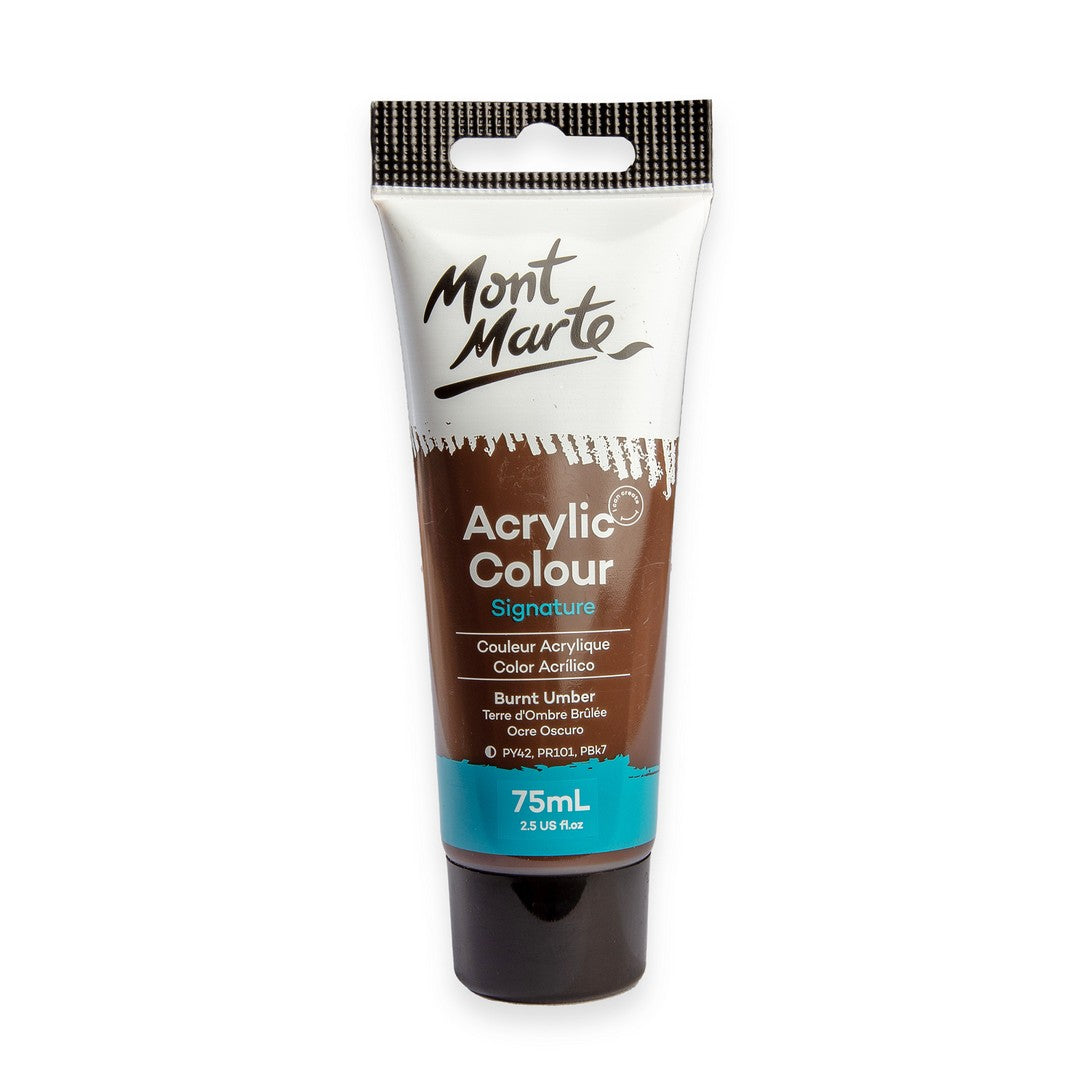 Mont Marte Signature Acrylic Paint - Burnt Umber