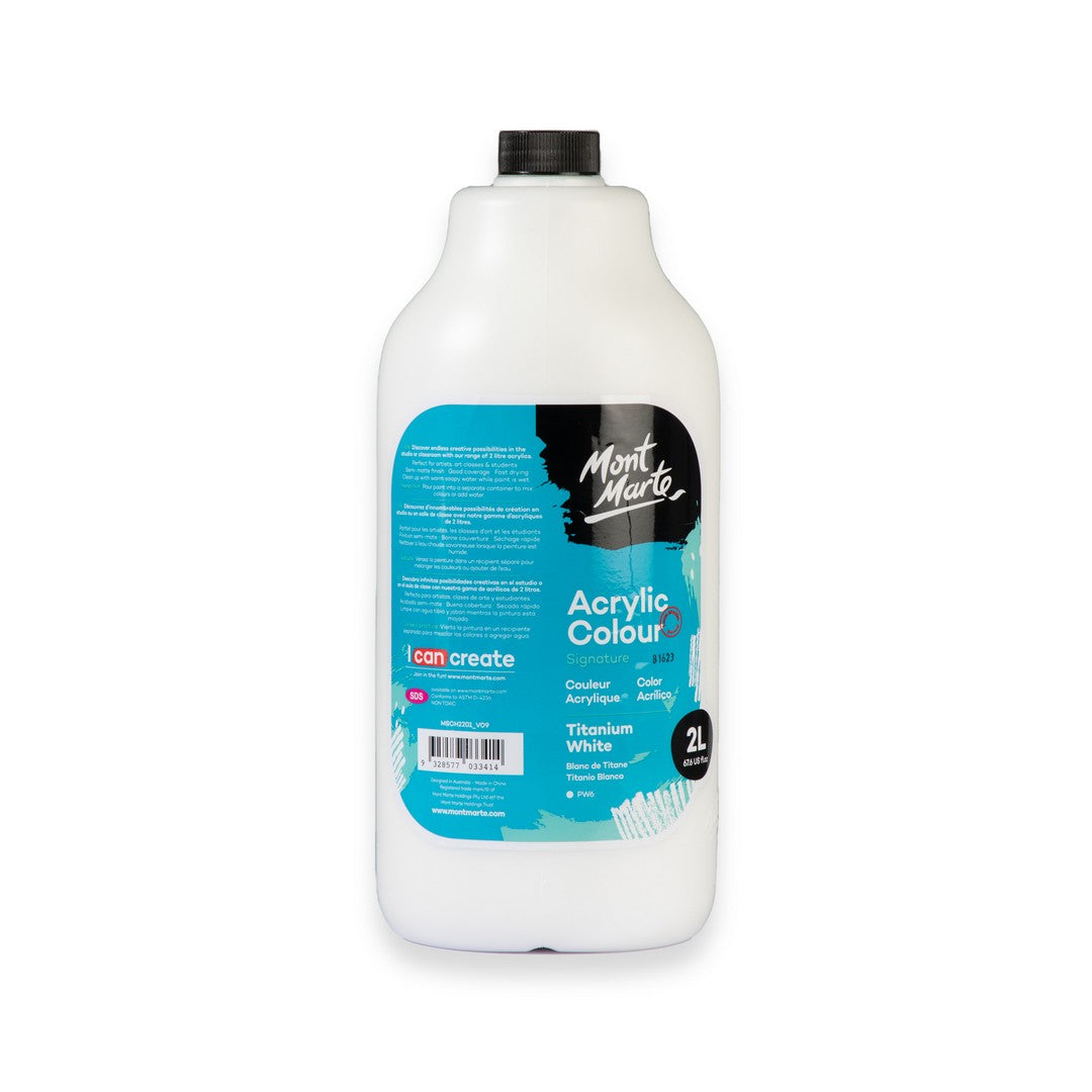 Mont Marte Signature Acrylic Colour - Titanium White