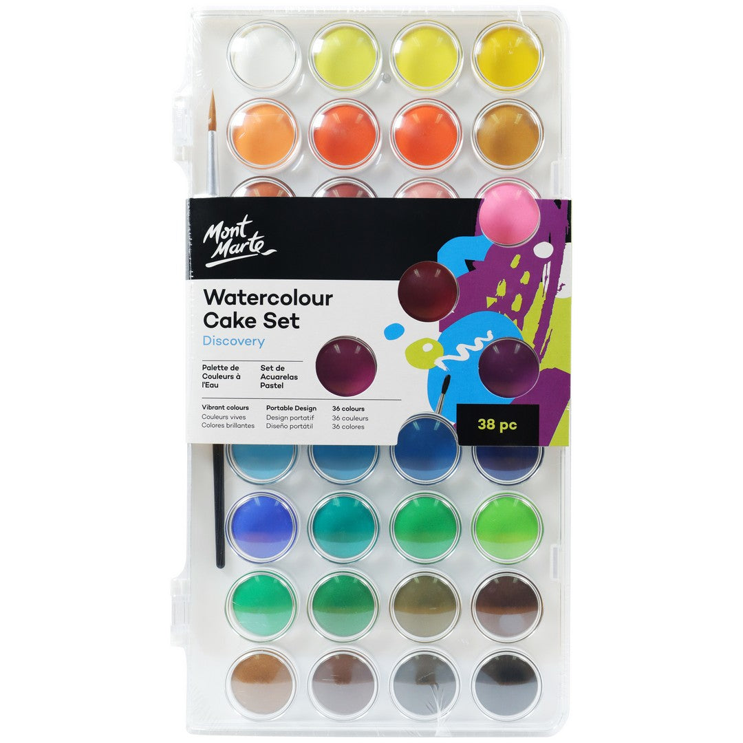 Mont Marte Watercolour Cake Colour Set