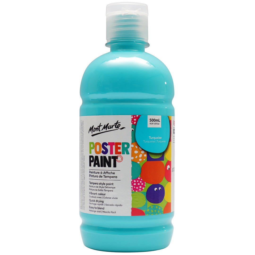 Mont Marte Poster Paint - Turquoise DISC