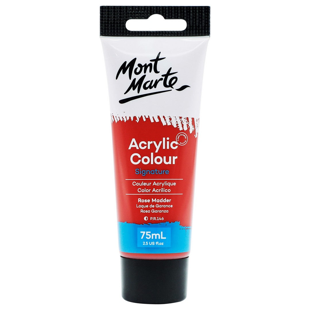 Mont Marte Acrylic Colour Paint - Rose Madder