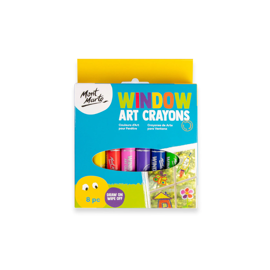 MM Window Art Crayons 8pc