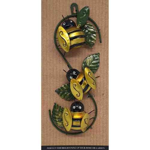 3D Metal Wall Art Bees - Dollars and Sense