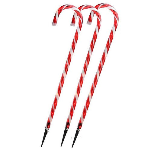Xmas Garden Candy Cane PVC 70cm - Dollars and Sense