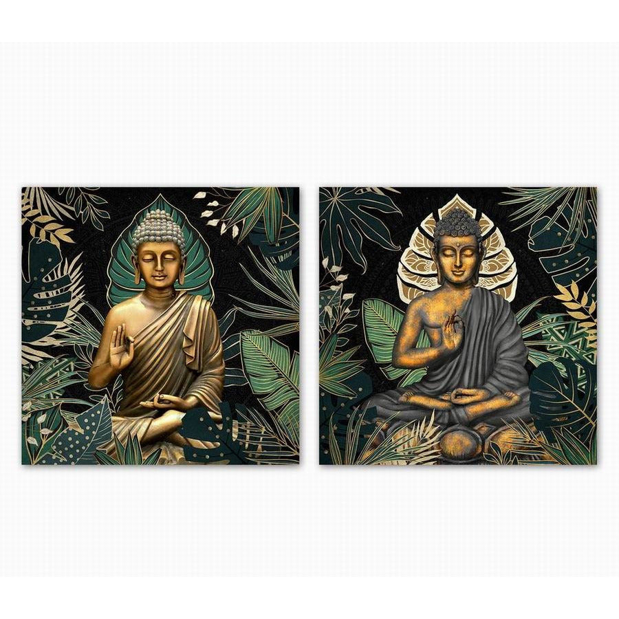 Buddha Jungle Canvas Print - Dollars and Sense