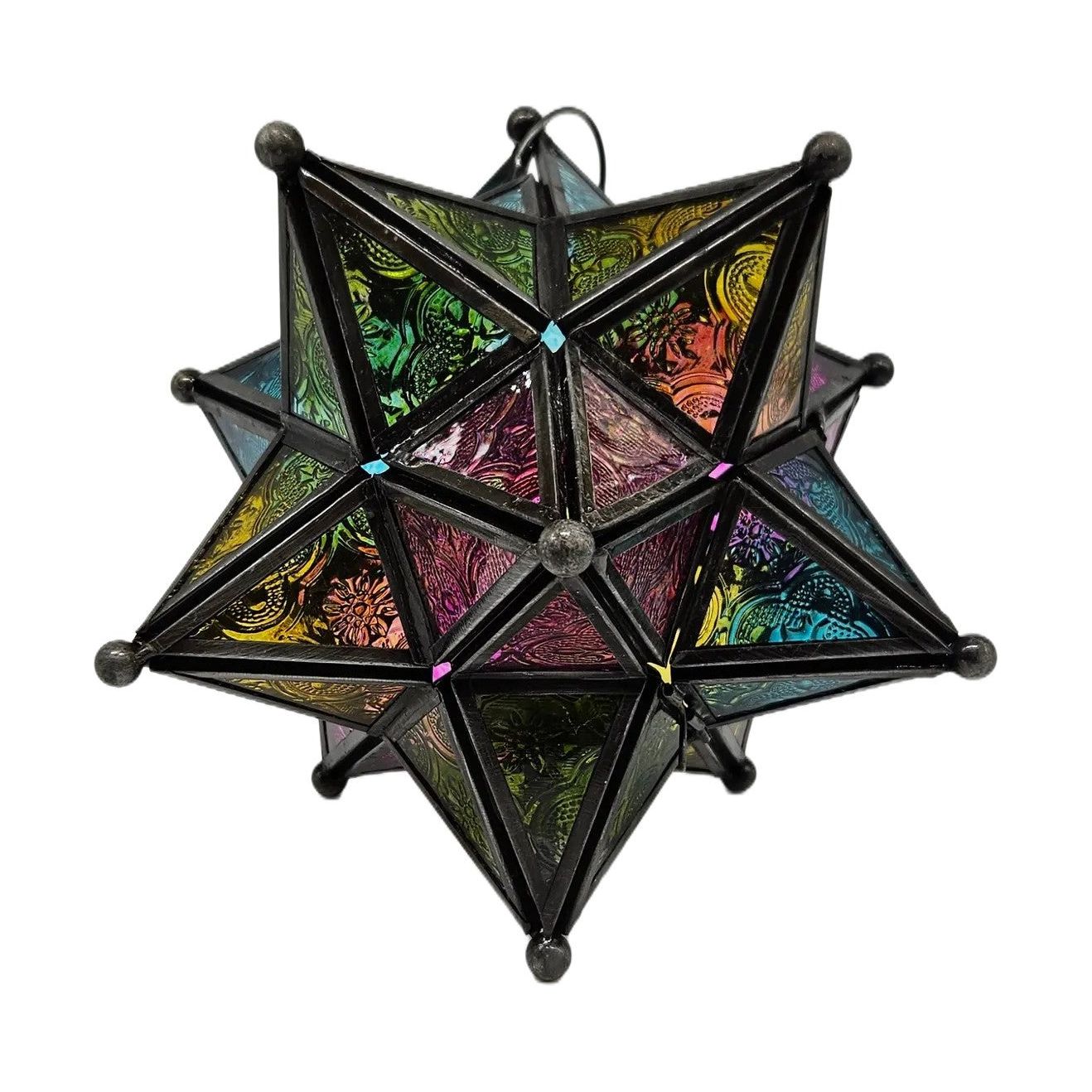 Iron Candle Holder 12 Point Star