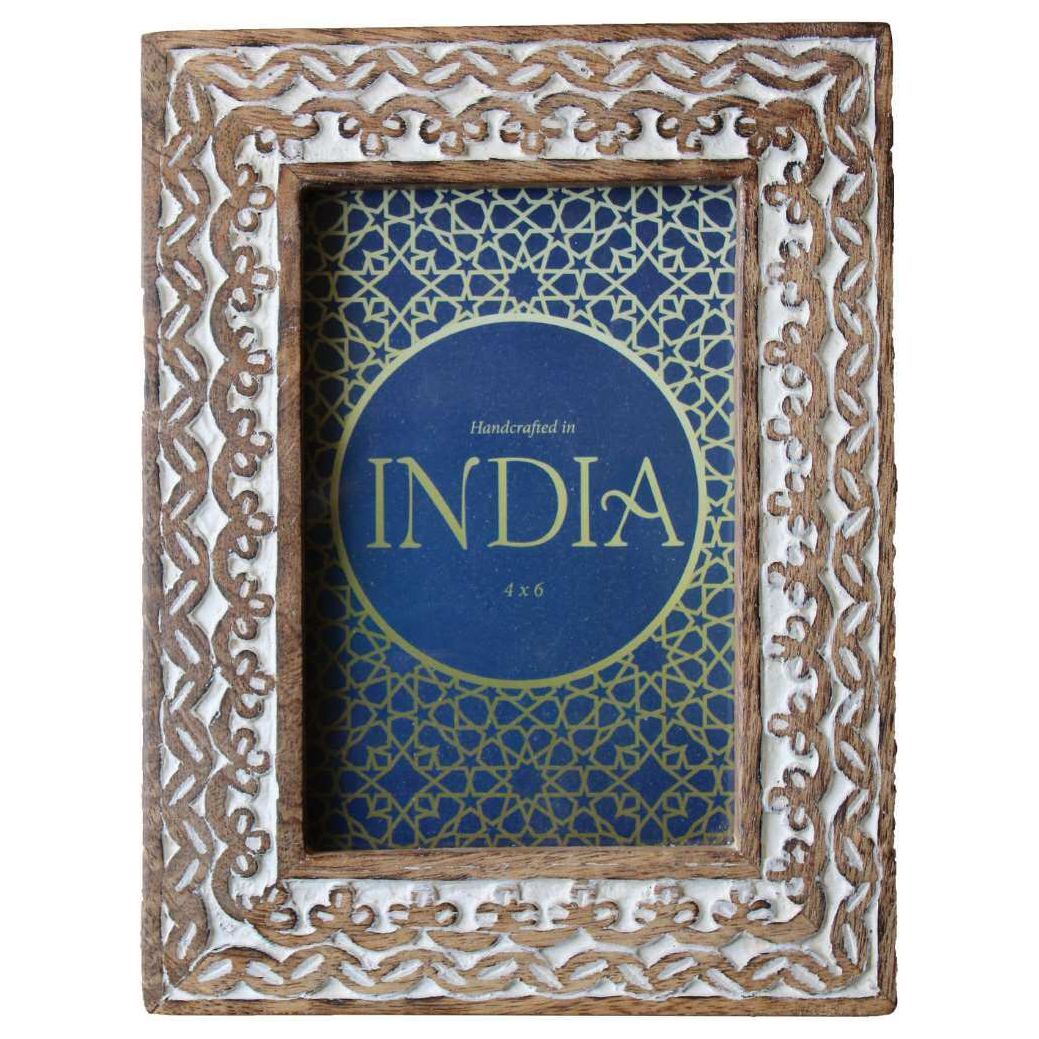 Wooden Photo Frame Natural 4x6in - Dollars and Sense