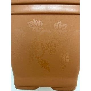 Square Flowerpot with Plate - Dollars and Sense