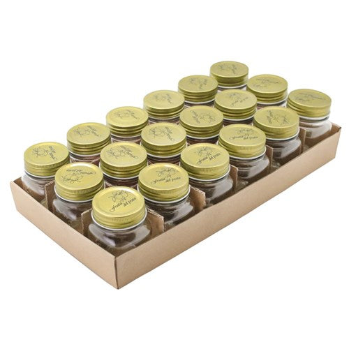 Roma Glass Conserve Jars Gold Lids - Dollars and Sense
