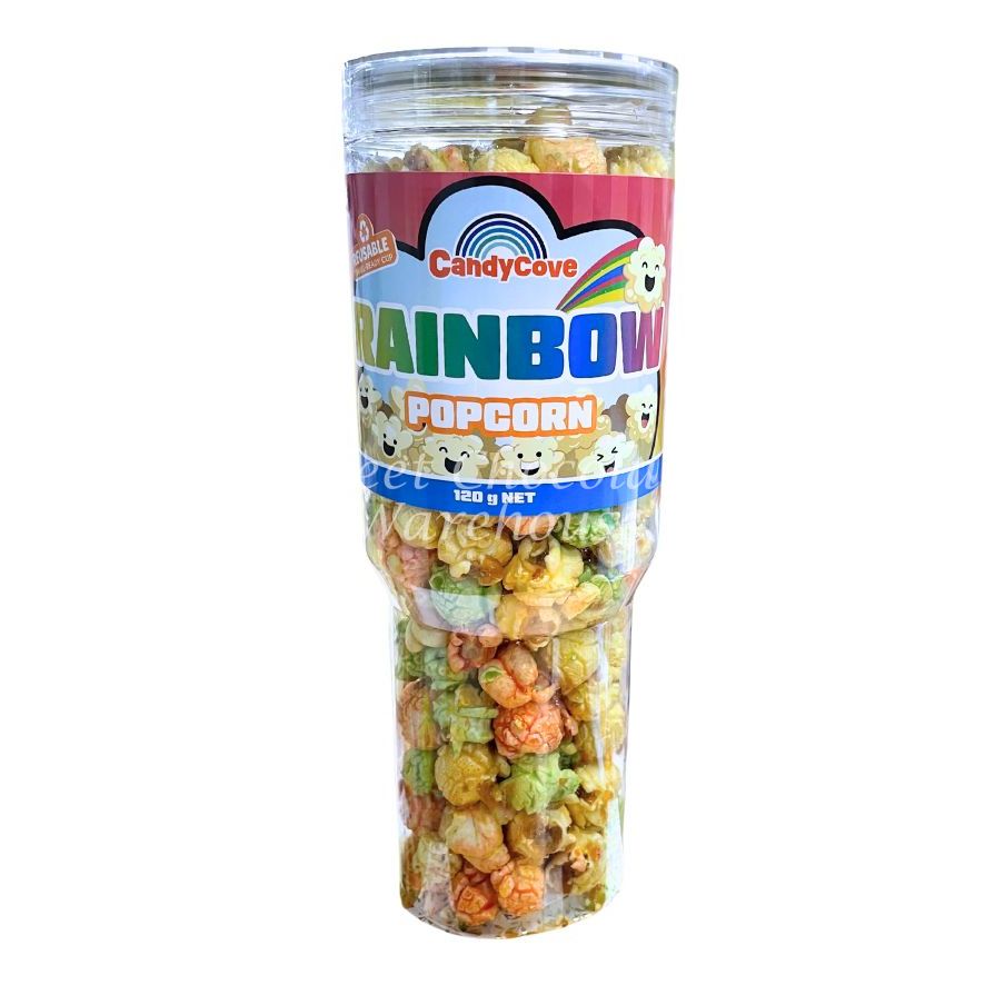 Candy Cove Popcorn Travel Cup Rainbow 120g