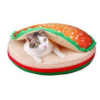 Plush Burger Enclosure Bed - Dollars and Sense