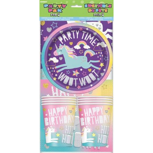 Party Pack for 8 Kids - Unicorn Party - Dollars and Sense