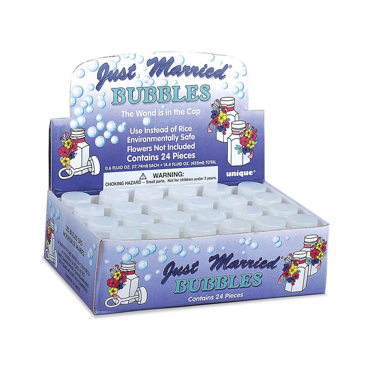 Just Married Bubbles - Party Favors - Dollars and Sense