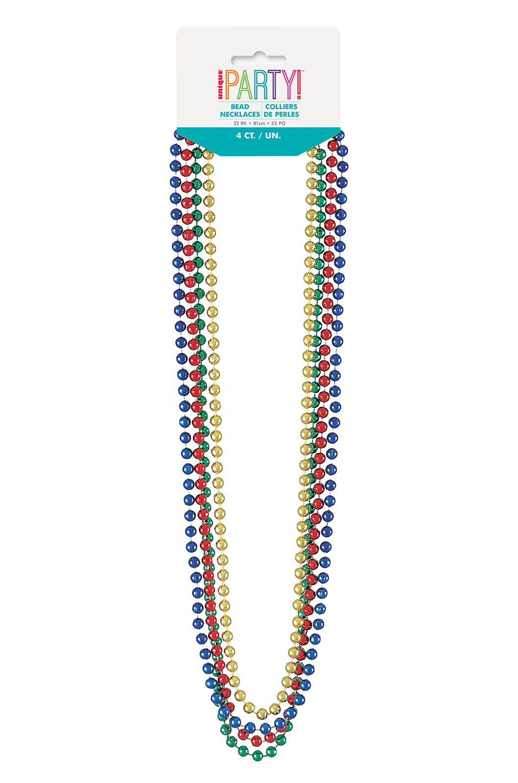 Metallic Bead Necklaces - Assorted - Dollars and Sense