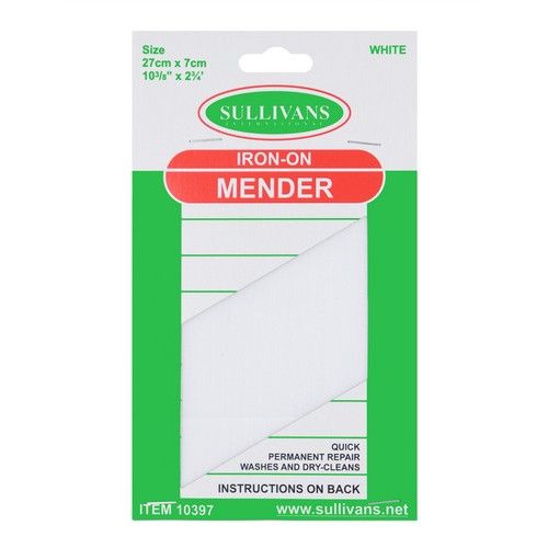 Iron On Mender - White - Dollars and Sense