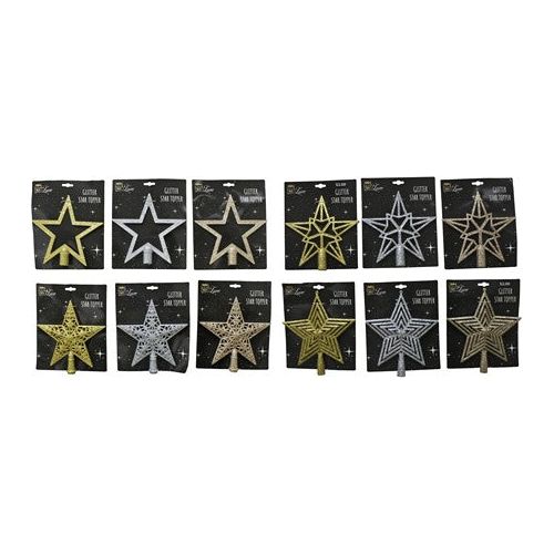 Christmas Glittery Tree Topper - Star - Dollars and Sense