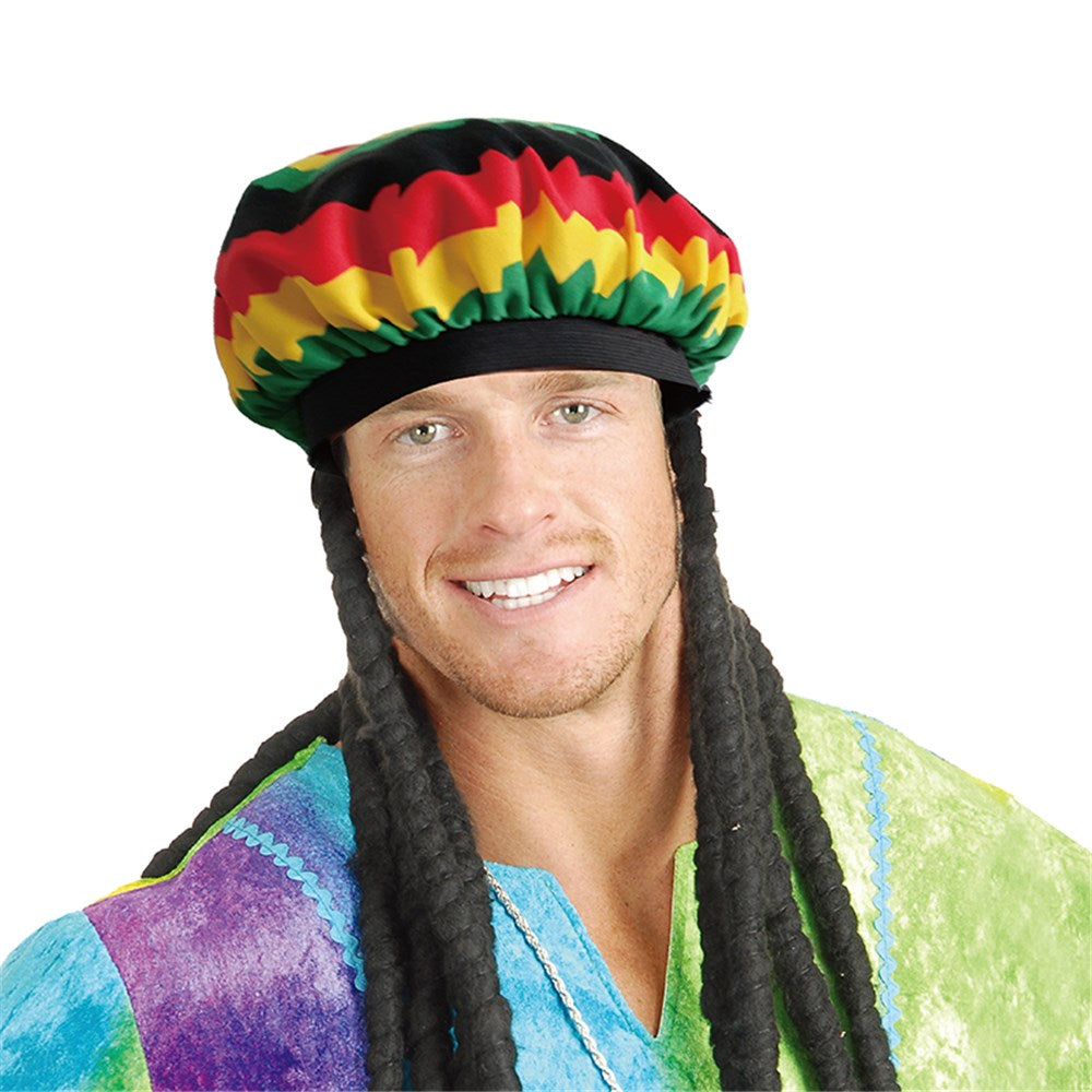 Rasta Hat with Dreadlocks - Dollars and Sense