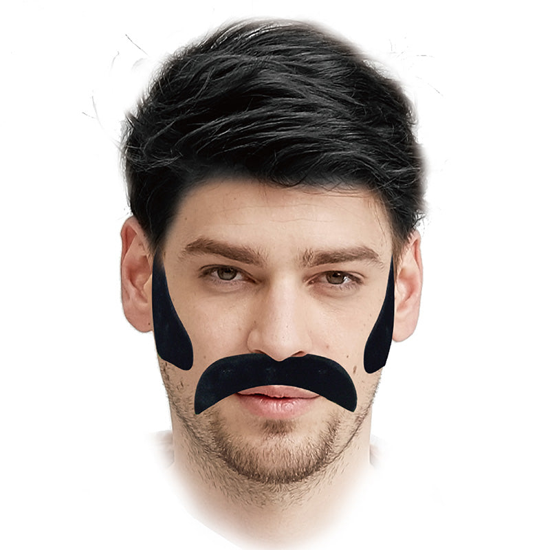 HIPPIE MOUSTACHE / SIDEBURN