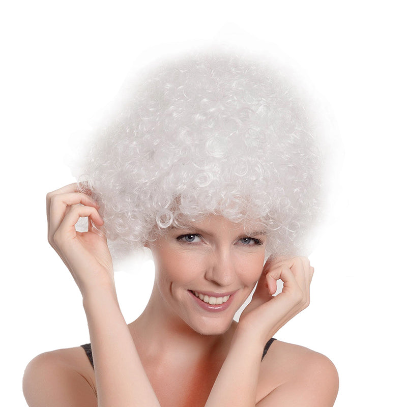 Afro Wig-White