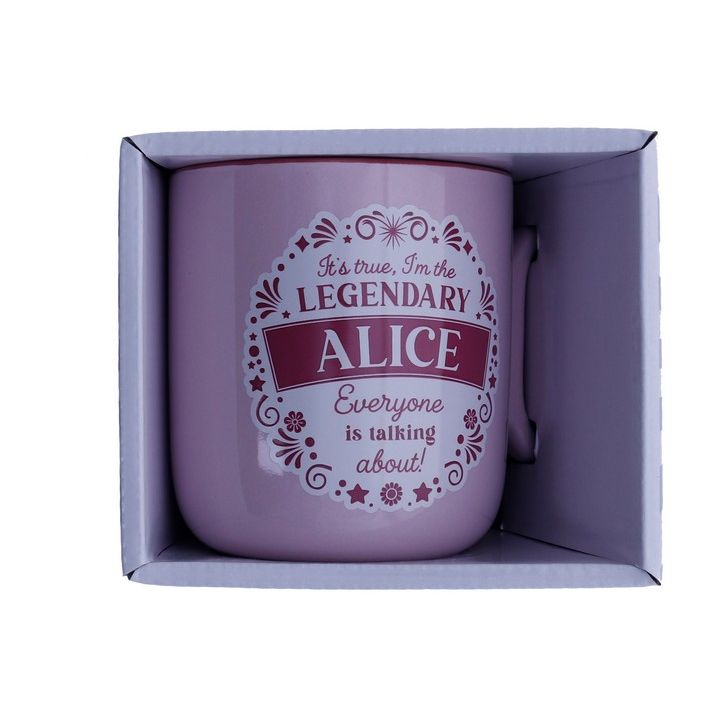 Alice About Me Mug - Dollars and Sense